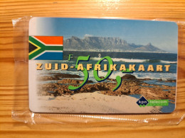 Prepaid Phonecard Netherlands, Kpn Telecom - Zuid-Afrikakaart, South Africa - Mint In Blister - GSM-Kaarten, Bijvulling & Vooraf Betaalde