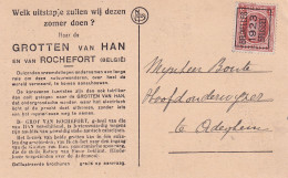 Grottes De Han Grottes De Rochefort Roi Albert Houyoux Preo Preobliteré Bruxelles 1923 Brussel - Otros & Sin Clasificación