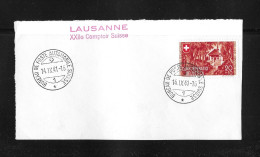 1941 LAUSANNE XXIIe COMPTOIR Suisse ► Briefvorderteil Mit B14 Hohle Gasse - Brieven En Documenten