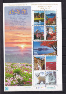 JAPAN-2011-HOKKAIDO SCENES FROM AUTUMN TO WINTER.- SHEET.MNH. - Blocs-feuillets