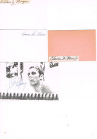 JEUX OLYMPIQUES - AUTOGRAPHES DE MEDAILLES OLYMPIQUES - CONCURRENTS DES ETATS-UNIS  - - Handtekening