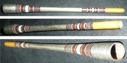 Rare Fume-cigarettes En Métal Et émail - Cigarette Holders