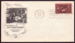 Etats-Unis, FDC, Enveloppe Du 9 Juin 1947 à Atlantic " Anniversaire American Medical Association " - 1941-1950