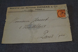 Superbe Ancien Envoi Paris - London 1930 Socièté Danzas, Pour Collection - Briefe U. Dokumente