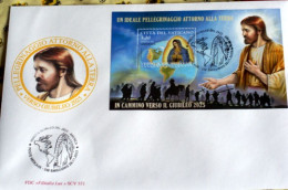 VATICAN 2023, VERSO IL GIUBILEO 2025, AMERICA, SHEET FDC - Ongebruikt