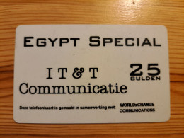 Prepaid Phonecard Netherlands, IT&T - Egypt Special - Cartes GSM, Prépayées Et Recharges