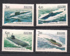 Russia 2006 The 100th Anniversary Of The Russian Navy Underwater Forces. Mi 1311-14 - Duikboten