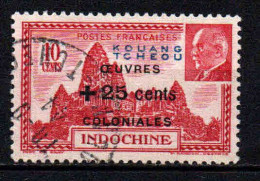 Kouang Tcheou  - 1944 - Pétain Surch -  N° 157  - Oblit - Used - Usados