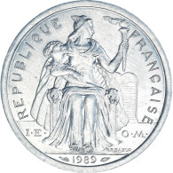 Monnaie, Nouvelle-Calédonie, 2 Francs, 1989 - New Caledonia