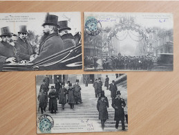 Visite En France Du County Council à Paris 1906, Pendant L'entente Cordiale , Royaume- Uni, 3 Cartes - Evènements