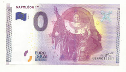 BILLET TOURISTIQUE ZERO EURO NAPOLEON 1er NEUF SUPERBE. - Andere & Zonder Classificatie