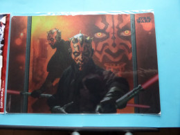 DARTH MAUL  Sith Lord > STAR WARS >>> Grote MUISMAT - MOUSE PAD - MAUSPAD Entryx ( See SCANS ) Format 33,5 X 22,5 Cm.! - Autres & Non Classés