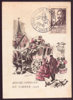 France, FDC, Carte Du 8 Mars 1948 à Orléans " Journée Du Timbre " ( Côte 30€ ) - ....-1949