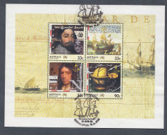 AUSTRALIE BLOC-FEUILLET Y&T 10 COLONISATION NAVIRES 1985 OBLITERE 1er JOUR FDC - Blocchi & Foglietti