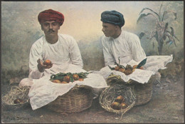 Fruit Sellers, Bombay, C.1905 - Clifton & Co Postcard - Inde