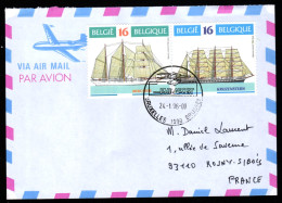 BELGIQUE - Lettre Pour La France 1996 - Storia Postale
