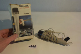 C111 Ancien Microphone Philips 8301 Micro Vintage - Objetos Derivados