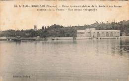 L'isle Jourdain * Usine Hydro électrique De La Société Des Forces Motrices De La Vienne * Vue Amont Rive Gauche - L'Isle Jourdain