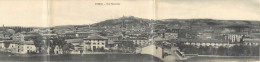 Espagne - BURGOS - Vista Panoramica - Tarjeta Postal 9 X 42 Cm - Publicidad Salon Postal En Burgos - Burgos