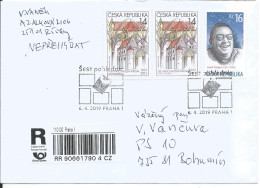 R Envelope Czech Republic Monastery Of Zlata Koruna Kainar In 2017 - Abdijen En Kloosters