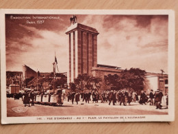 Paris Exposition Internationale 1937 , Pavillon De  L'allemagne , Cachet Et Flamme - Ausstellungen
