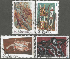 Australia. 1971 Aboriginal Art. Used Complete Set. SG 494-497 - Gebruikt