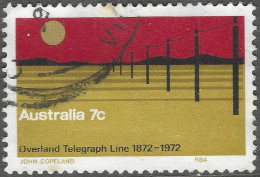 Australia. 1972 Centenary Of Overland Telephone Line. 7c Used. SG 517 - Oblitérés