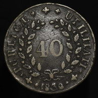 Portugal, Miguel I, 40 Reis, 1830, Bronze, TTB (EF), KM#391 - Portugal