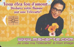 F1181A  10/2001 - MACARTE.COM " Fou D'amour " - 50 SO3 - 2001