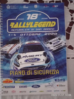 SAN MARINO RALLYLEGEND 2020 - 18° - PIANO DI SICUREZZA - Automobilismo - F1