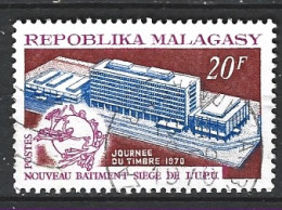 MADAGASCAR. N°474 De 1970 Oblitéré. UPU. - UPU (Universal Postal Union)