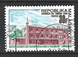MADAGASCAR. N°462 De 1969 Oblitéré. Journée Du Timbre. - Stamp's Day