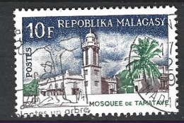 MADAGASCAR. N°433 Oblitéré De 1967. Mosquée. - Moschee E Sinagoghe