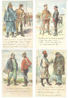 HENRIOT - Lot De 4 CPA - Scènes Militaires - Humour    (6) - Henriot