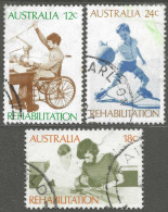 Australia. 1972 Rehabilitation Of The Disabled. Used Complete Set. SG 514-516 - Oblitérés