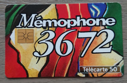 France - 1994 - Télécarte 50 Unités - Mémophone 3672 - 1994