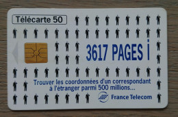 France - 1996 - Télécarte 50 Unités - 3617 PAGES - 1996