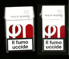 Pacchetti Di Sigarette ( Vuoti ) - Philip Morris 2 Da 10 E 20 Pezzi - Estuches Para Cigarrillos (vacios)