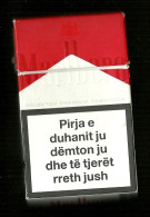 Tabacco Pacchetto Di Sigarette Romania - Malboro Da 20 Pezzi -  Vuoto - Sigarettenkokers (leeg)