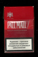 Tabacco Pacchetto Di Sigarette Russia - Pall Mall Da 20 Pezzi -  Vuoto - Estuches Para Cigarrillos (vacios)