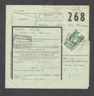 Belgium Parcel Railway Document DC1985 Bulletin  D’Expedition With Parcel Stamps (268) - Documentos & Fragmentos