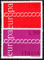 ITALY 1971 EUROPA. Complete Set, MNH - 1971