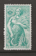 1957 MNH Tschechoslowakei, Mi1008 Postfris** - Ungebraucht