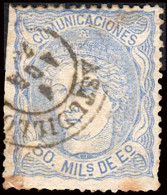 Palencia - Edi O 107 - 50 Milm.- Mat Fech. Tp. II "Astudillo" - Dientes Cortos - Used Stamps