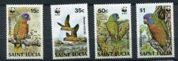 Ste Lucie ** N° 882 à 885 - Oiseau : Le Perroquet D'Amazonie - St.Lucie (1979-...)