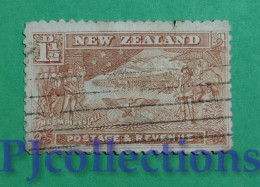 S766- NUOVA ZEALNDA - NEW ZEALAND 1901 BOER WAR CONTINGENT 1 1/2d USATO - USED - Used Stamps