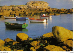 29 Côte Des Légendes Pointe De Neiz Vran Guissény Vers Plouguerneau En 1987 Barques De Pêche La Boussole Espérance - Plouguerneau