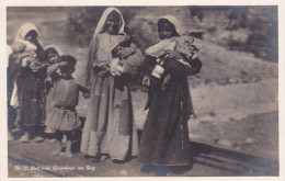 CPA ETHNICS, ASIA, JERUSALEM- BEGGERS FROM THE TRAIN - Azië