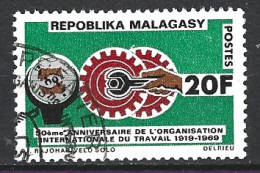 MADAGASCAR. N°461 Oblitéré De 1969. OIT. - ILO