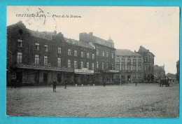 * Chatelineau - Chatelet (Hainaut - La Wallonie) * (Edit Miaux) Place De La Station, Bocque Soeurs, Anmiée, TOP, Rare - Châtelet